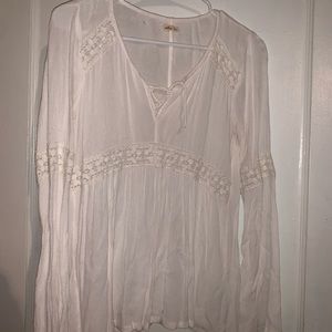 White Boho Blouse
